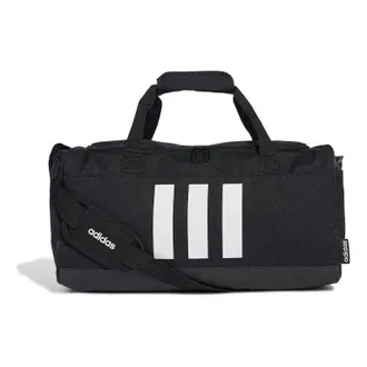 adidas 3-Stripes Duffel Bag Small Black White GE1237