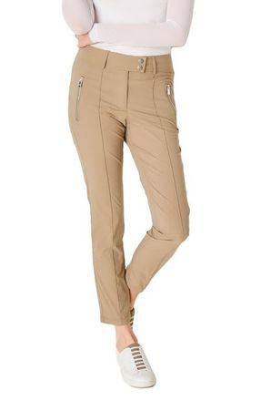 Anatomie The Peggy Zippered Pant in Khaki at Nordstrom, Size Medium