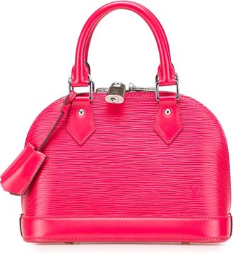 Louis Vuitton Pre-owned Womens Alma Handbag Zip Closure - Poppy Leather - One Size