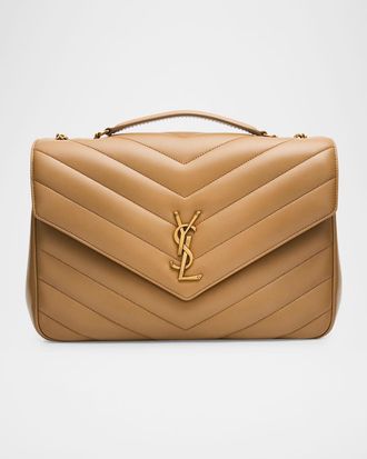 ショルダーバッグ・ポシェット Saint Laurent  Shoulder Bags Women Leather Brown Sunset Medium leather shoulder bag in brown - Saint Laurent