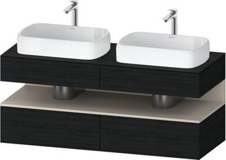 Duravit Qatego Meuble Sous-lavabo En Console, 2 Tiroirs, 2 - Duravit