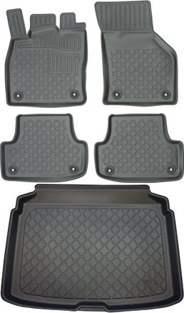 OEM Juego De Alfombrillas Para Coche Y Maletero Para Audi A3 8v Hatchback (de Agosto De 2012 A Marzo De 2020)