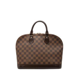 Louis Vuitton Pre-owned Alma PM - Dames - Pre-owned - Bruin - Maat: ONE Size Leer