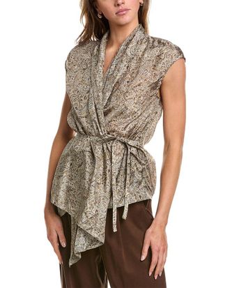 Brunello Cucinelli Silk T-Shirt