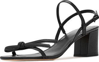 Kate Spade New York Loop Block Heel Sandals Womens Dress Sandals Black : 10.5 M, Leather