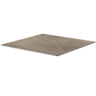 Oviala Tablero de mesa laminado de 60x60 cm en m&aacute;rTaupe beige