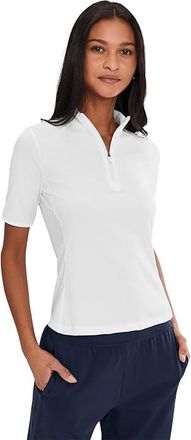 Callaway Rib Play Polo Womens Clothing Brilliant White : 2XL (Womens 18-20), Elastane/Polyester