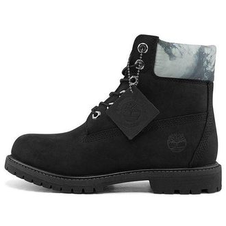 Timberland Premium 6-inch Waterproof Wide-Fit Boot Black Nubuck A2ESHW