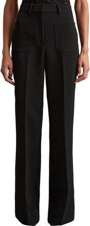 Reiss Priya Flared Pants in Black at Nordstrom, Size 10 Us