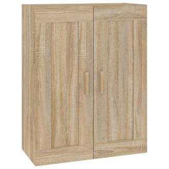 vidaXL Armario De Pared Madera Ingenier&iacute;a Roble Sonoma 69,5x32,5x90 Cm Vidaxl