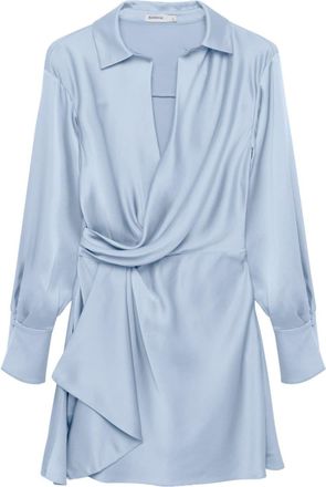 SIMKHAI Talit mini dress - women - Polyester/Acetate/Polyester - 4 - Blue