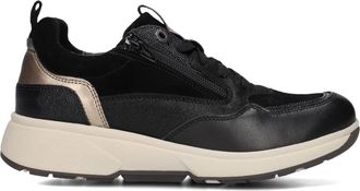 Xsensible Zwarte Su&egrave;de Sneakers Combi G - Dames - Sneakers - Zwart - 37 EU - Su&egrave;de - Schoenen