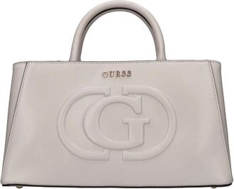 Guess Imitatielederen Tas - Dames - Handtassen - Beige - ONE Size - Leer - Tassen