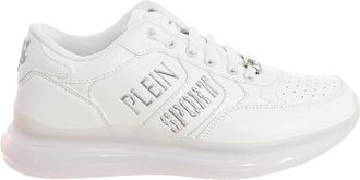 Plein Sport Sportieve Mid-Top Sneakers - Heren - Fitnessschoenen - Wit - 41 EU - Leer - Fitness