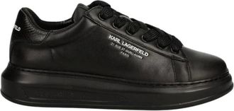 Karl Lagerfeld Schoenen, Heren, Zwart, 45 EU, Leer, Kapri Sneakers