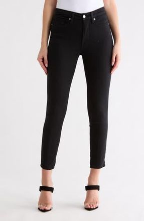 Good American Good Legs Crop Skinny Jeans in Black001 at Nordstrom Rack, Size 4