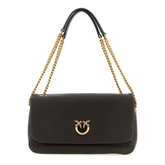 Pinko Pinko, Dames, Tassen, Bruin, Maat: ONE Size Leer