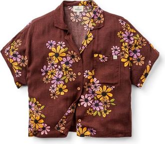 Passenger Arden S/S Shirt Eco Vero Bluse f&uuml;r Damen | rot