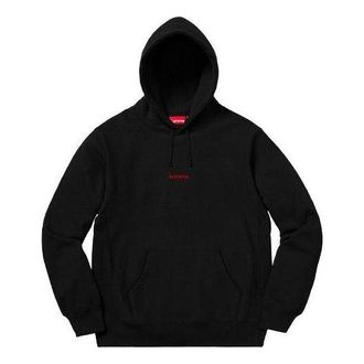 SUPREME FW18 Trademark Hooded Sweatshirt Black SUP-FW18-297