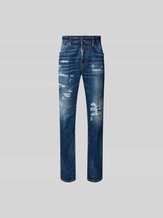 Dsquared2 Slim Fit Jeans aus reiner Baumwolle in Marine, Gr&ouml;&szlig;e 48