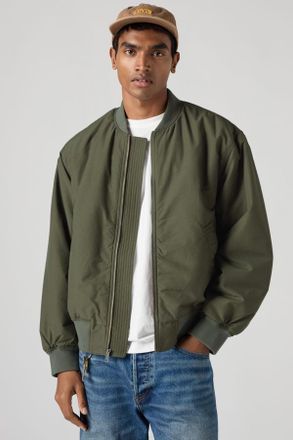 Levi's Masonic Bomber Jacket - Men - L - Green / Deep Depths