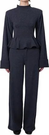 Parentezi Adeline Top In Steel