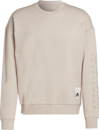 adidas Lounge Fleece Sweatshirt Brown Wonder Taupe IA9362