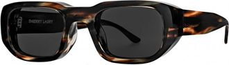 Thierry Lasry Victimy 1333 Mens Sunglasses Brown Size 50