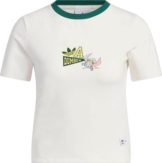 adidas (WMNS) adidas Originals x Disney Dumbo T-Shirts White IN1060