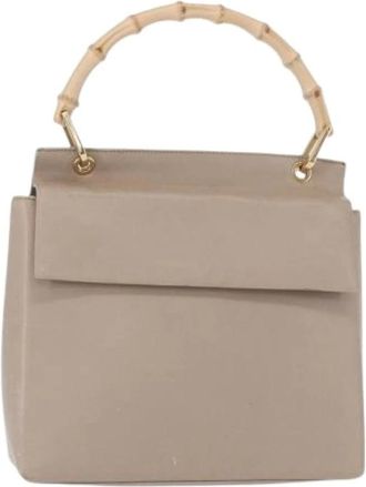 Gucci Pre-owned Handbags, female, Beige, Size: ONE SIZE Pre-owned Leather gucci-bags