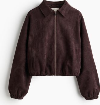 H&M Jacke mit Kragen - Brown