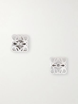 Loewe Orecchini In Argento Bombe Anagram