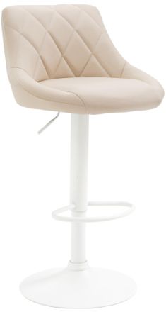 Clp Taburete De Bar Lazio Crema Blanco