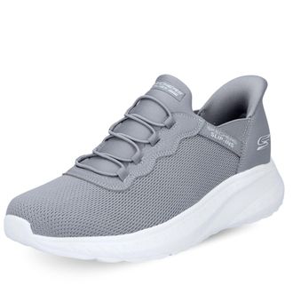 Skechers Mens Hands Free Slip-ins Bobs Squad Chaos-Daily Hype Sneaker, Grey, 9.5 UK Wide