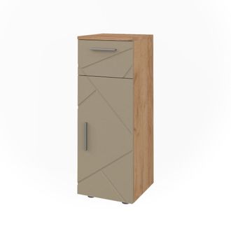 Vicco Armario Mediano Irma, Roble Dorado, 30 X 81 Cm, Vicco
