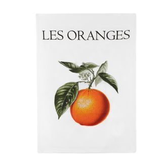 KASANOVA Strofinaccio cucina Arancio 50x70 cm in cotone con scritta