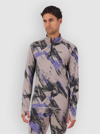 Mons Royale Cascade Merino 1/4 Zip Thermo Shirt patroon