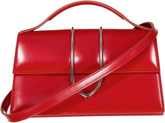 Jacquemus Le Grand Bambino Schoudertas - Dames - Handtassen - Rood - ONE Size - Katoen - Tassen