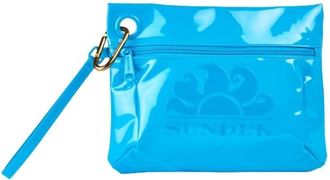 Sundek Pochette met logo - unisex - Clutches - Blauw - ONE Size - Tassen