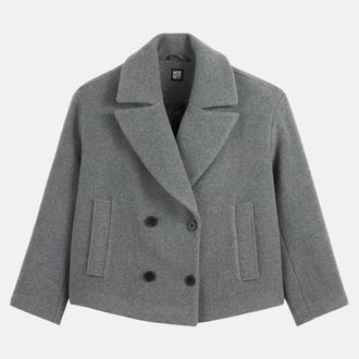 La Redoute Collections Korte jas, knoopsluiting, mid-winter