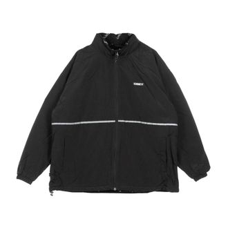 Obey Zwarte Herenjas - Heren - Zomerjassen - Zwart - XL - Jassen