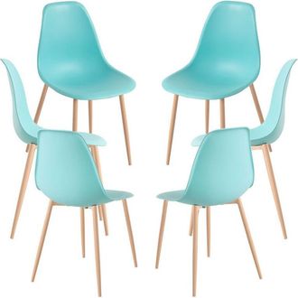 Regalos Miguel Packs Sillas Comedor - Pack 6 Sillas Mykle - Aguamarina