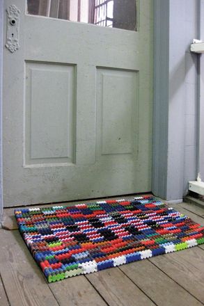 Kalalou Recycled Flip-Flop Doormat