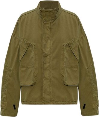 The Attico Military Green Cotton Jacket