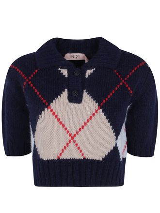 N&deg;21 Polo Neck Sweater
