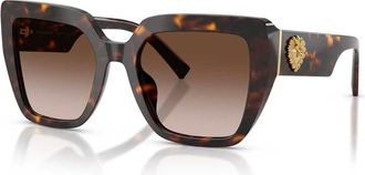 Dolce & Gabbana Devotion Zonnebril - unisex - Accessoires - Bruin - Maat: 54 MM