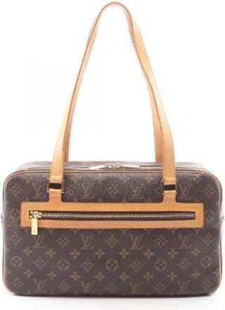 Louis Vuitton Pre-owned Cite GM Monogram Schoudertas - Dames - Vintage Schoudertas - Bruin - ONE Size - Leer - Vintage