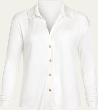 Ramy Brook Belinda Semi-Sheer Top