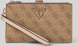 Guess Portemonnaie mit Logo-Detail Modell Laurel in Mittelbraun, Gr&ouml;&szlig;e 1