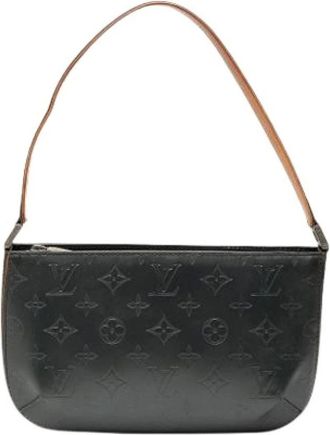 Louis Vuitton Pre-owned Shoulder Bags, female, Gray, Size: ONE SIZE Pre-owned Vintage Shoulder Bag